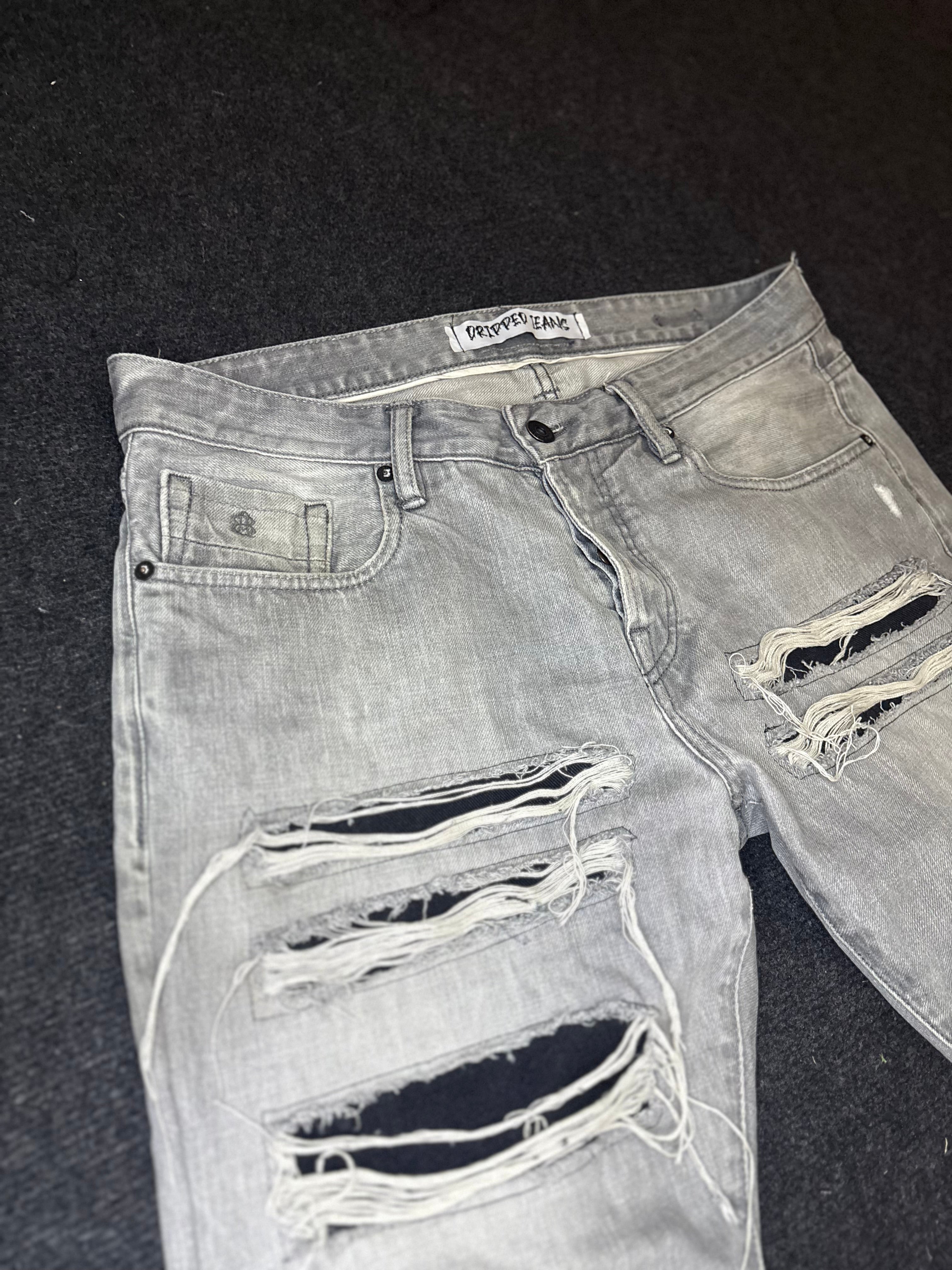 Dripped Jeans | FLARED