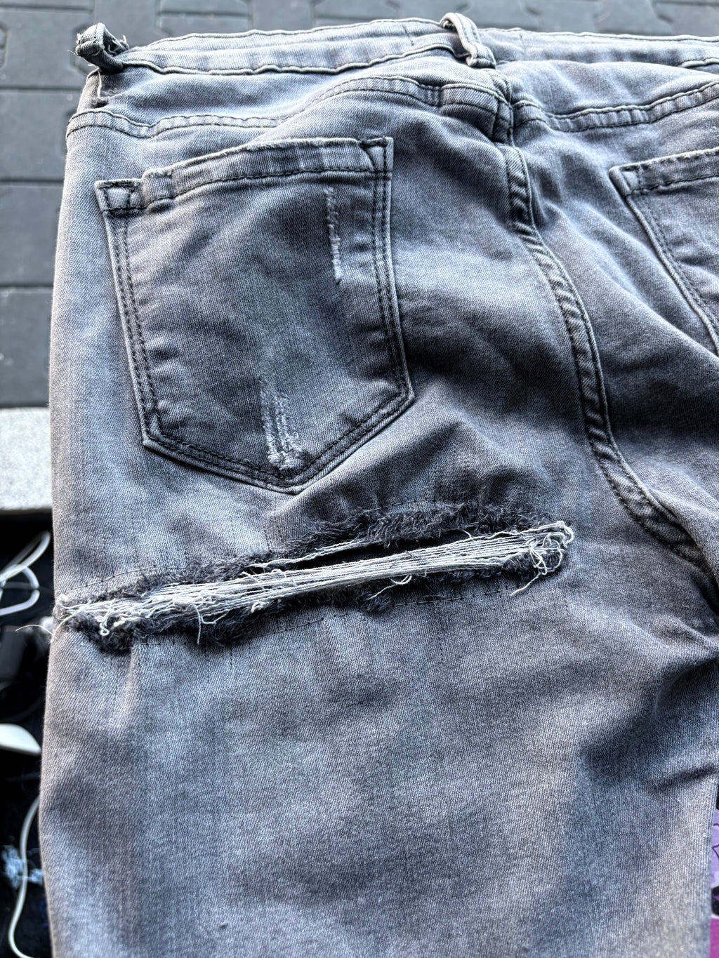 Dripped Slimfit Custom Jeans | S