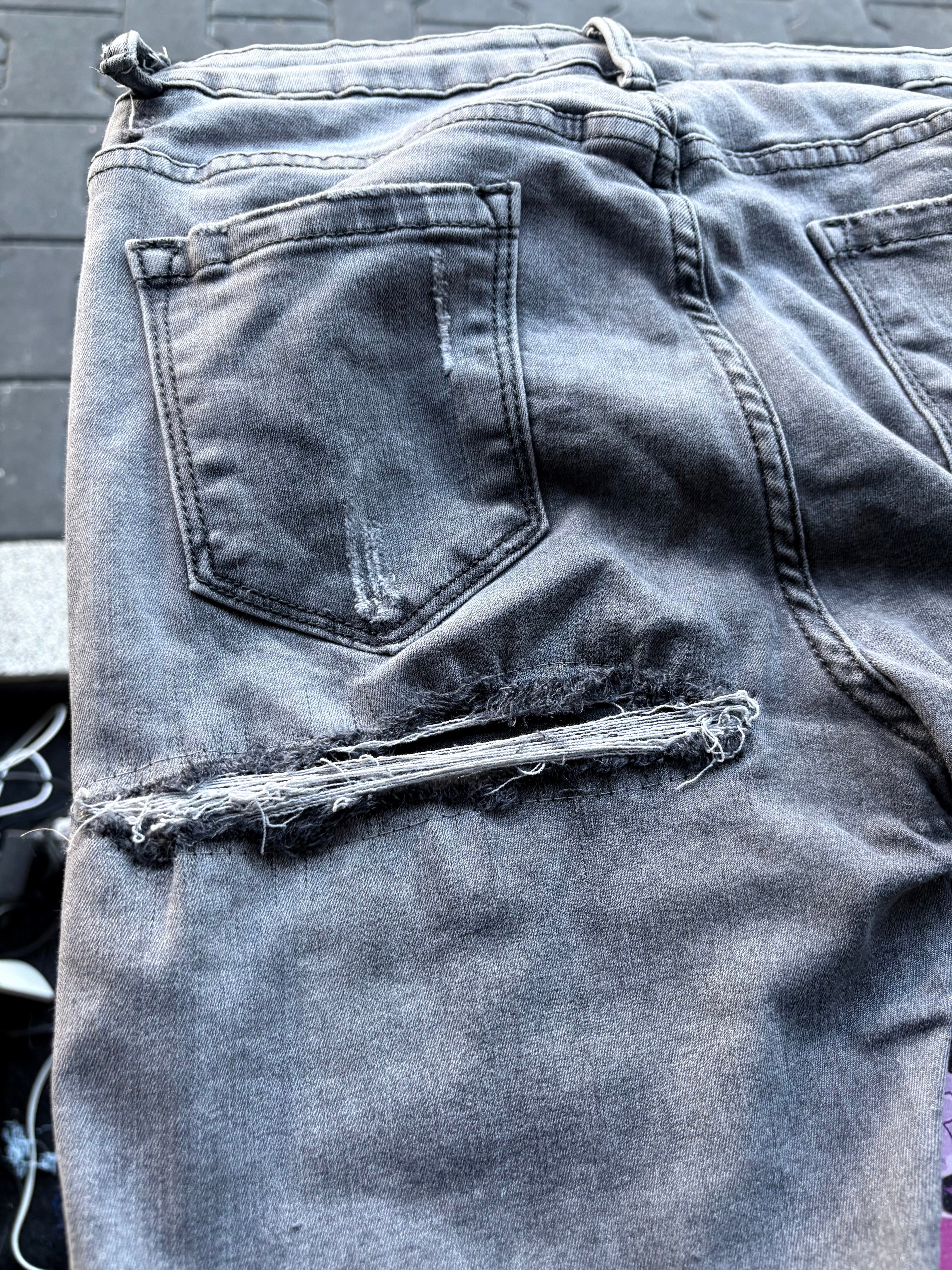 Dripped Slimfit Custom Jeans | S