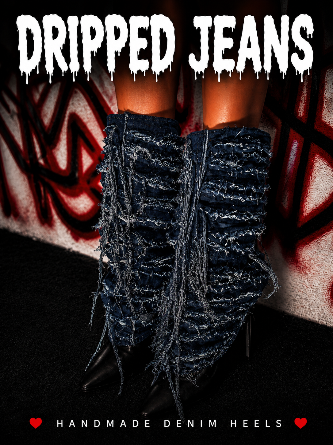Definitely A Baddie! Heels 👠 Full Disstressed Version