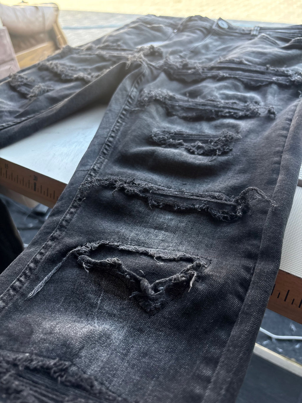 Dripped Slimfit jeans Custom | M