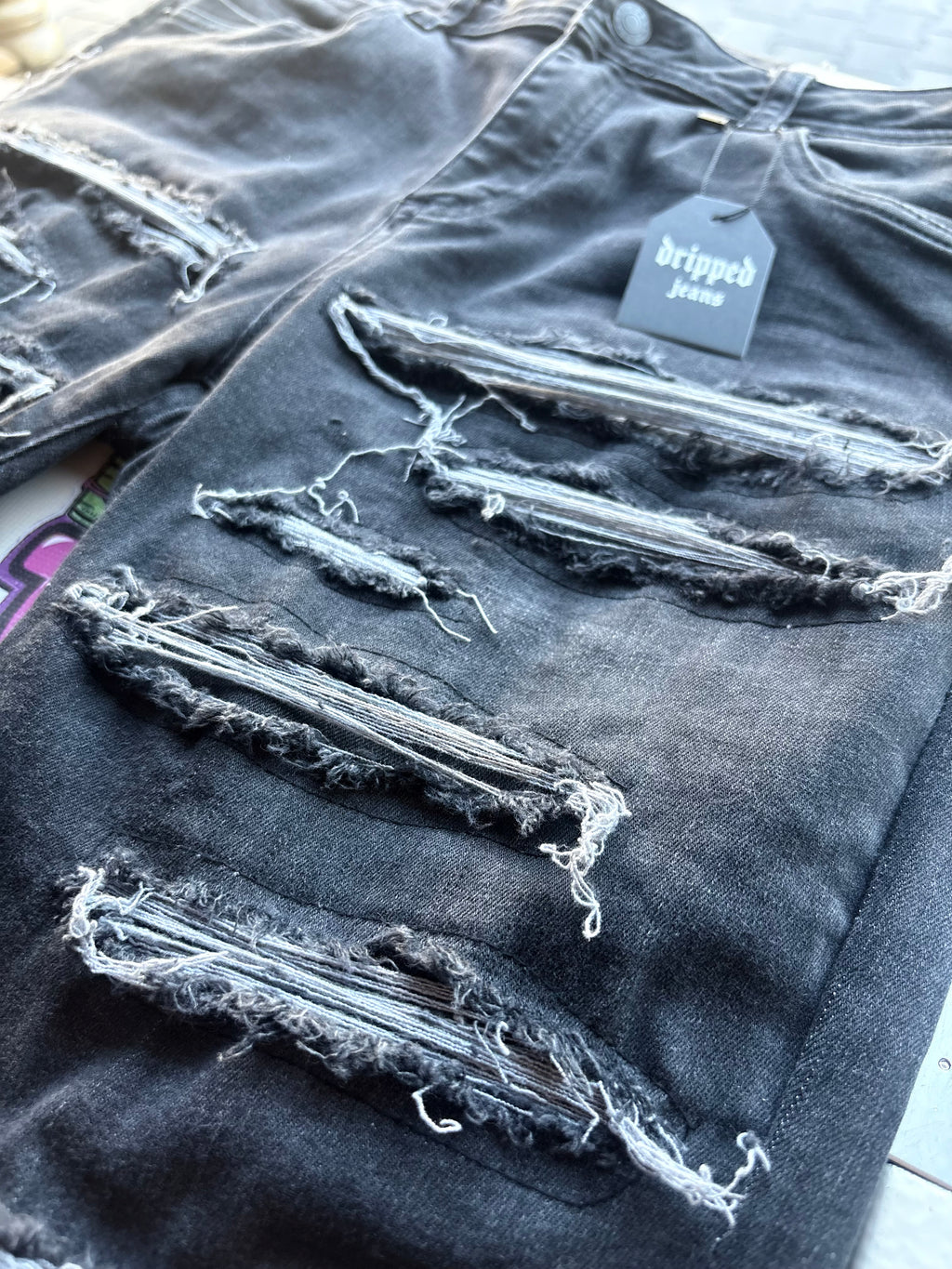 Dripped Slimfit jeans Custom | M