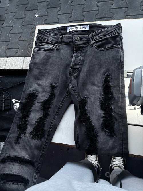 Dripped Jeans Slimfit Custom | S