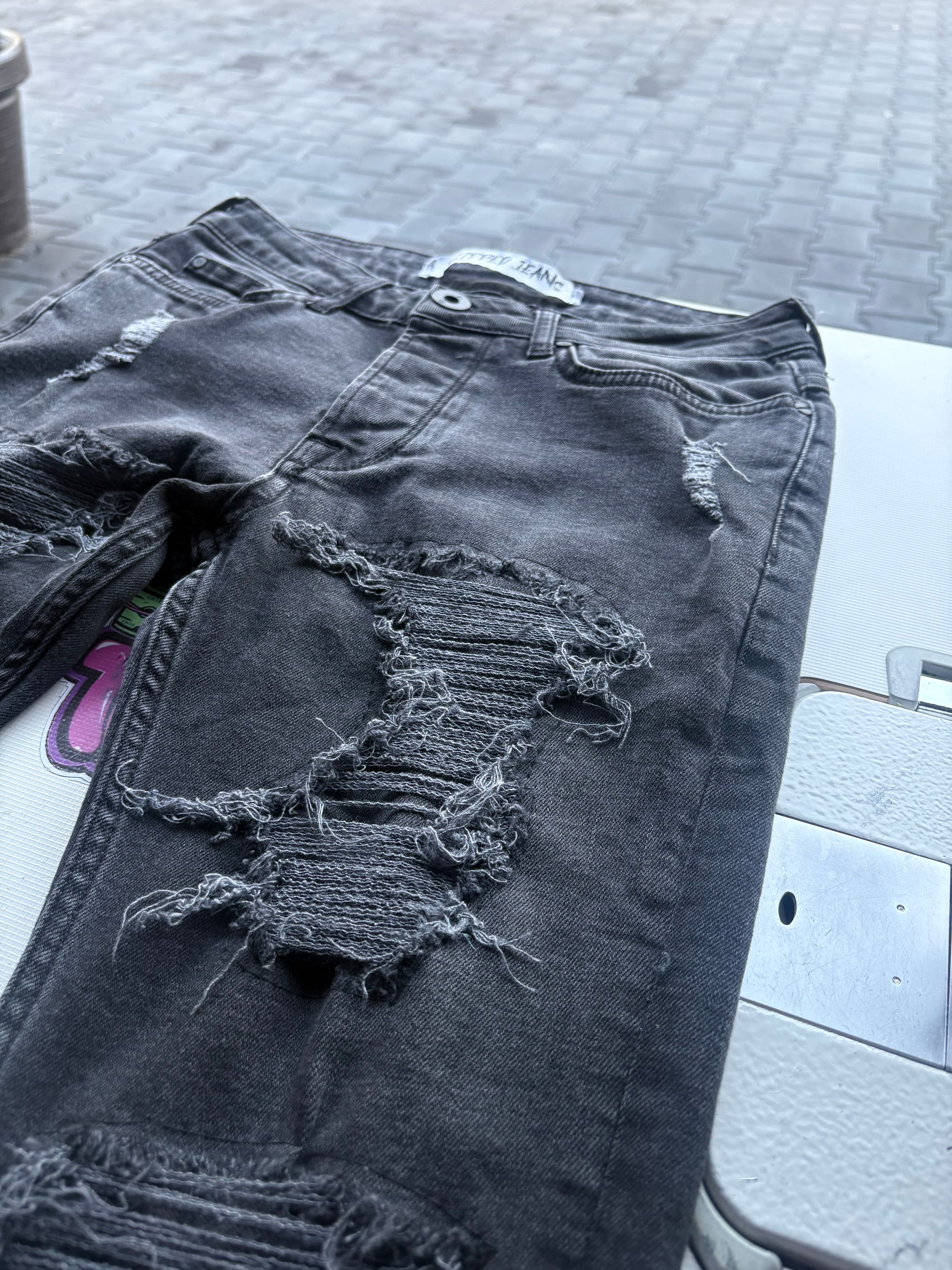 Dripped Jeans Slimfit Custom | XS