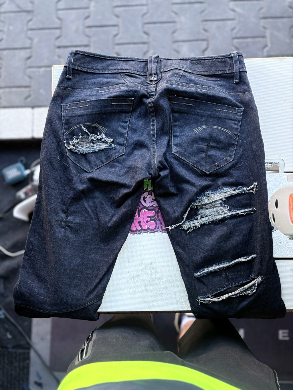 Dripped Slimfit Custom Jeans | S/M