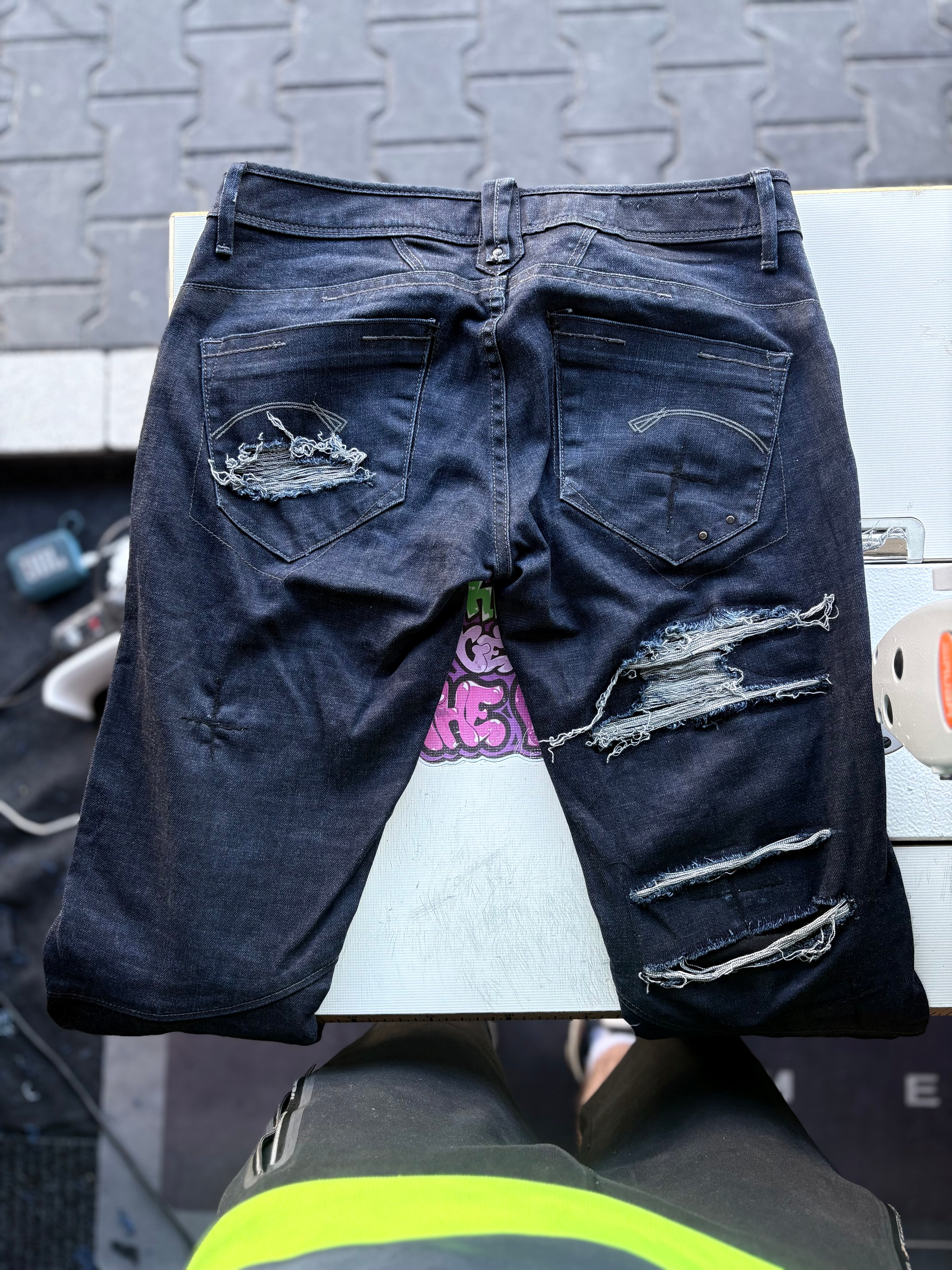 Dripped Slimfit Custom Jeans | S/M