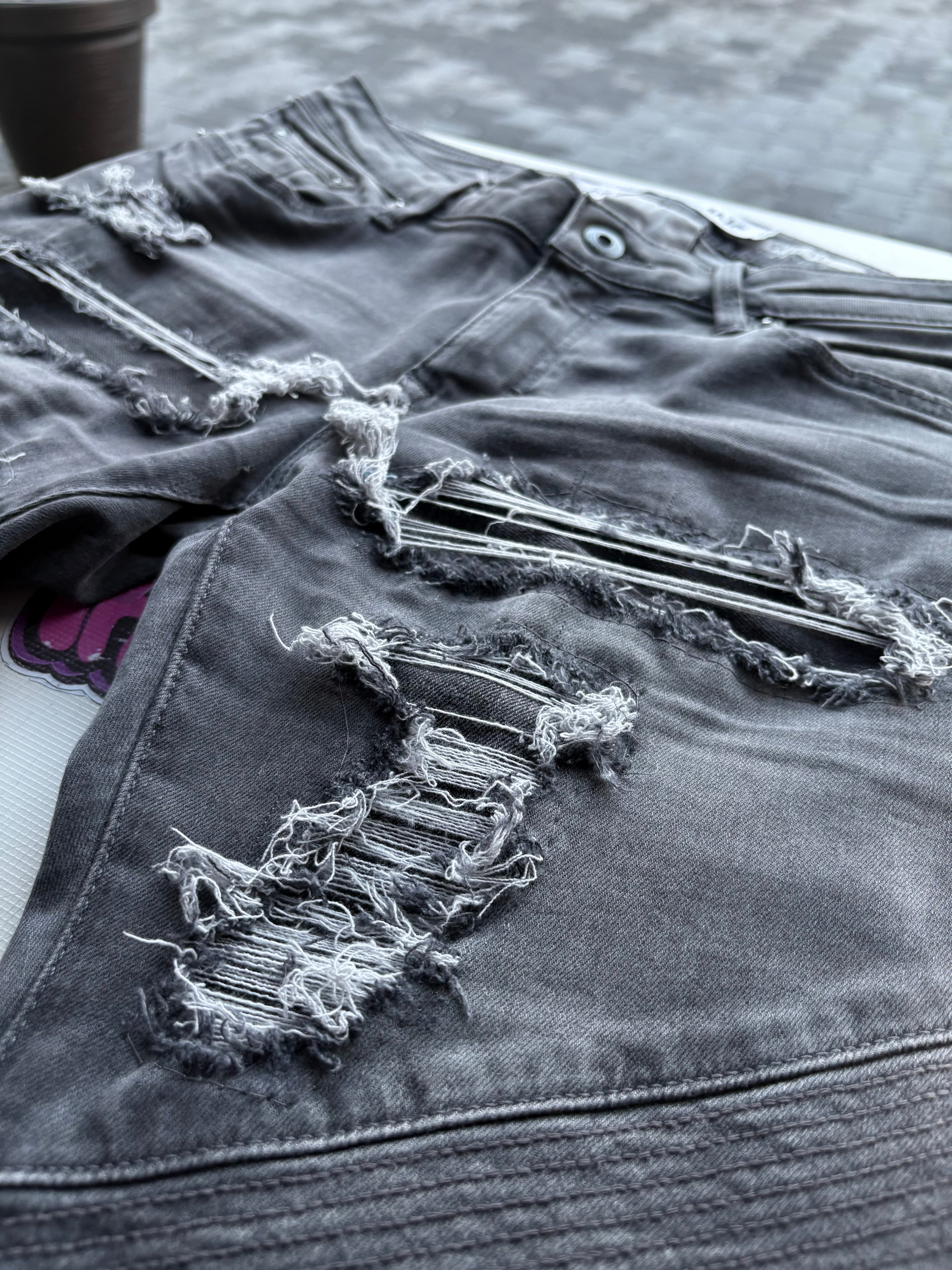 Dripped Jeans Slimfit Custom | S