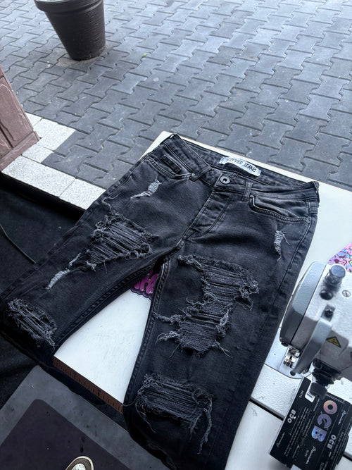 Dripped Jeans Slimfit Custom | XS