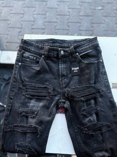 Dripped Slimfit Jeans Custom | M