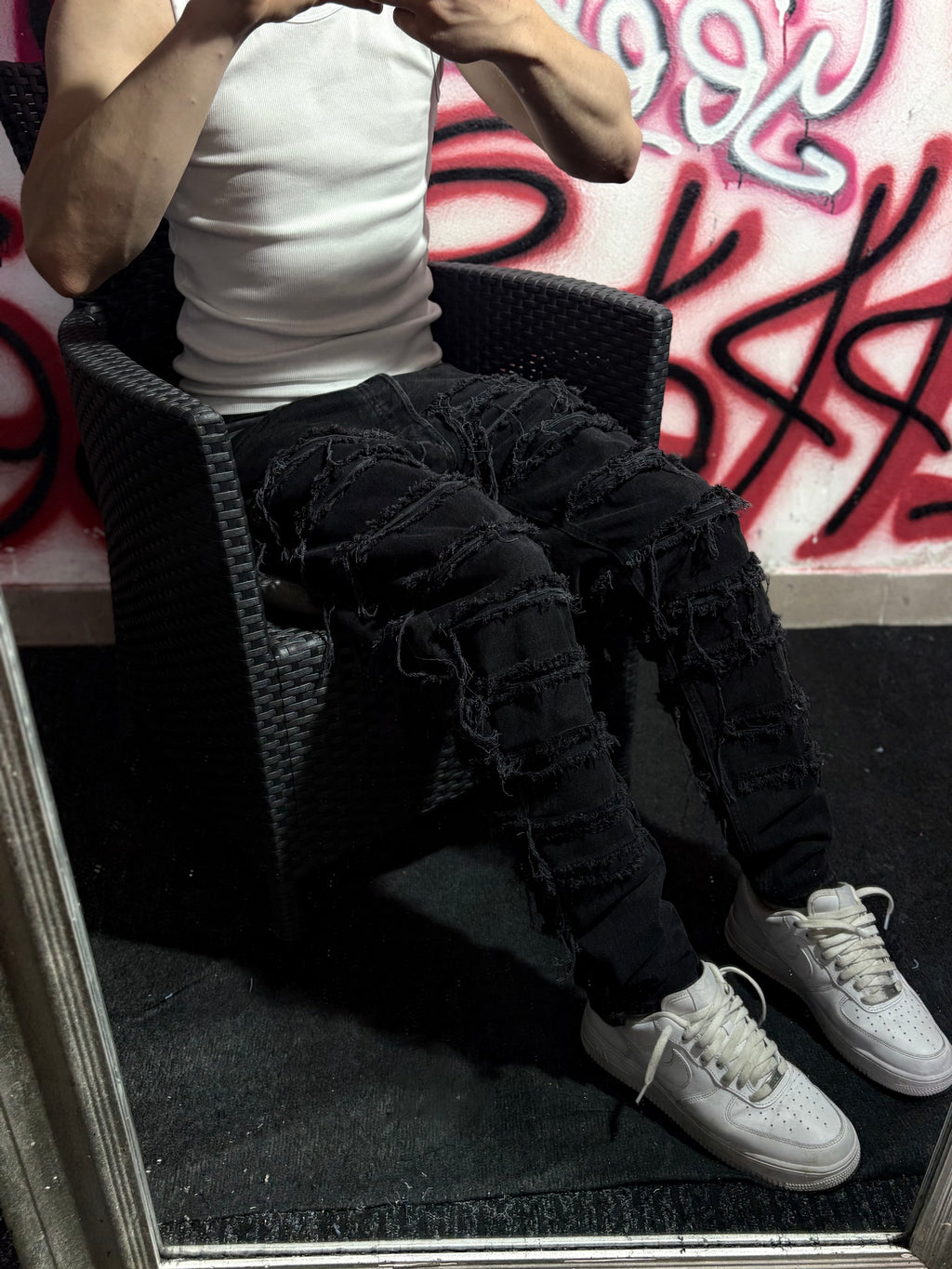 Dripped Jeans Full distressed | SLIMFIT
