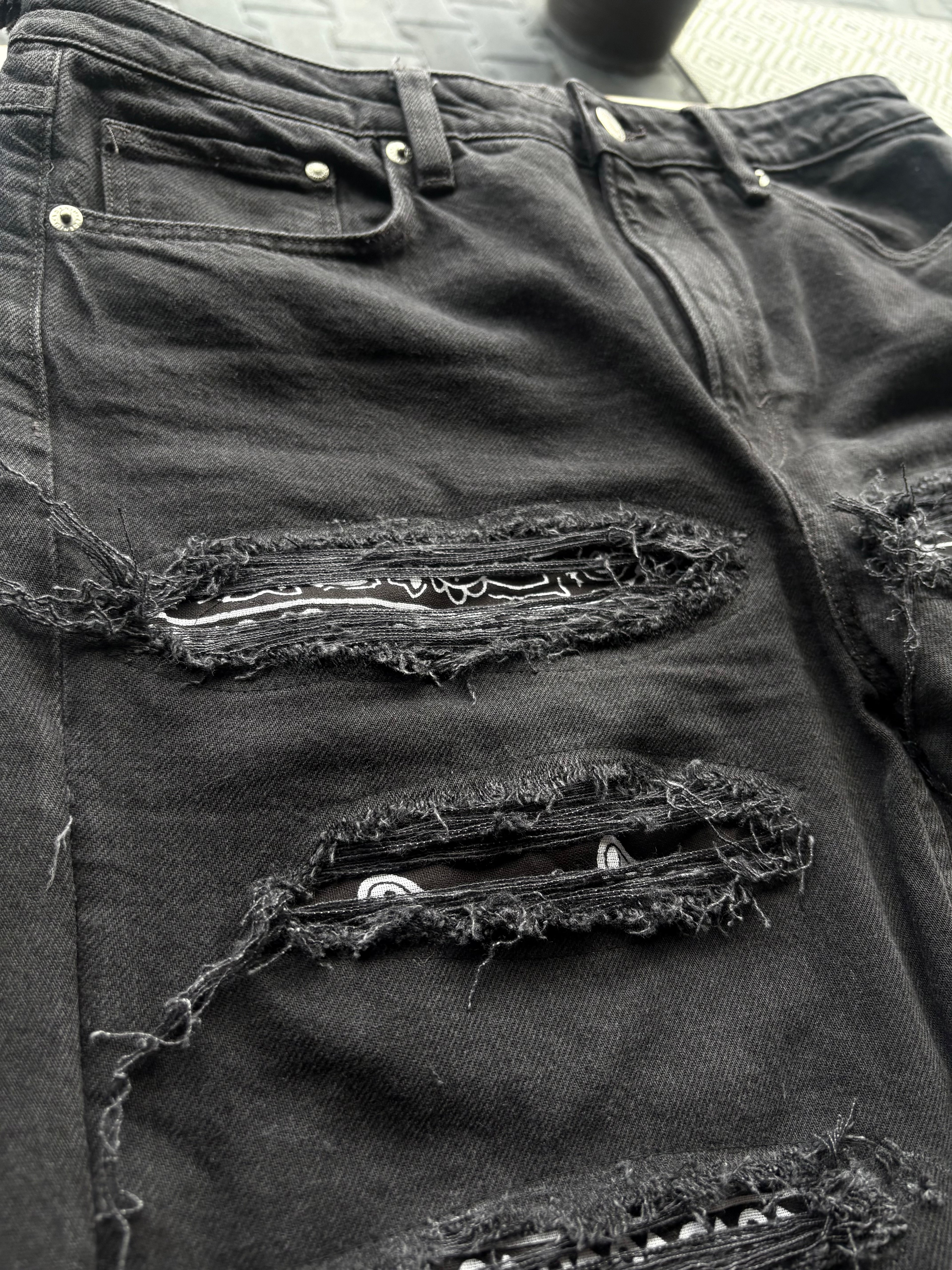 Dripped Slimfit Custom Jeans | M