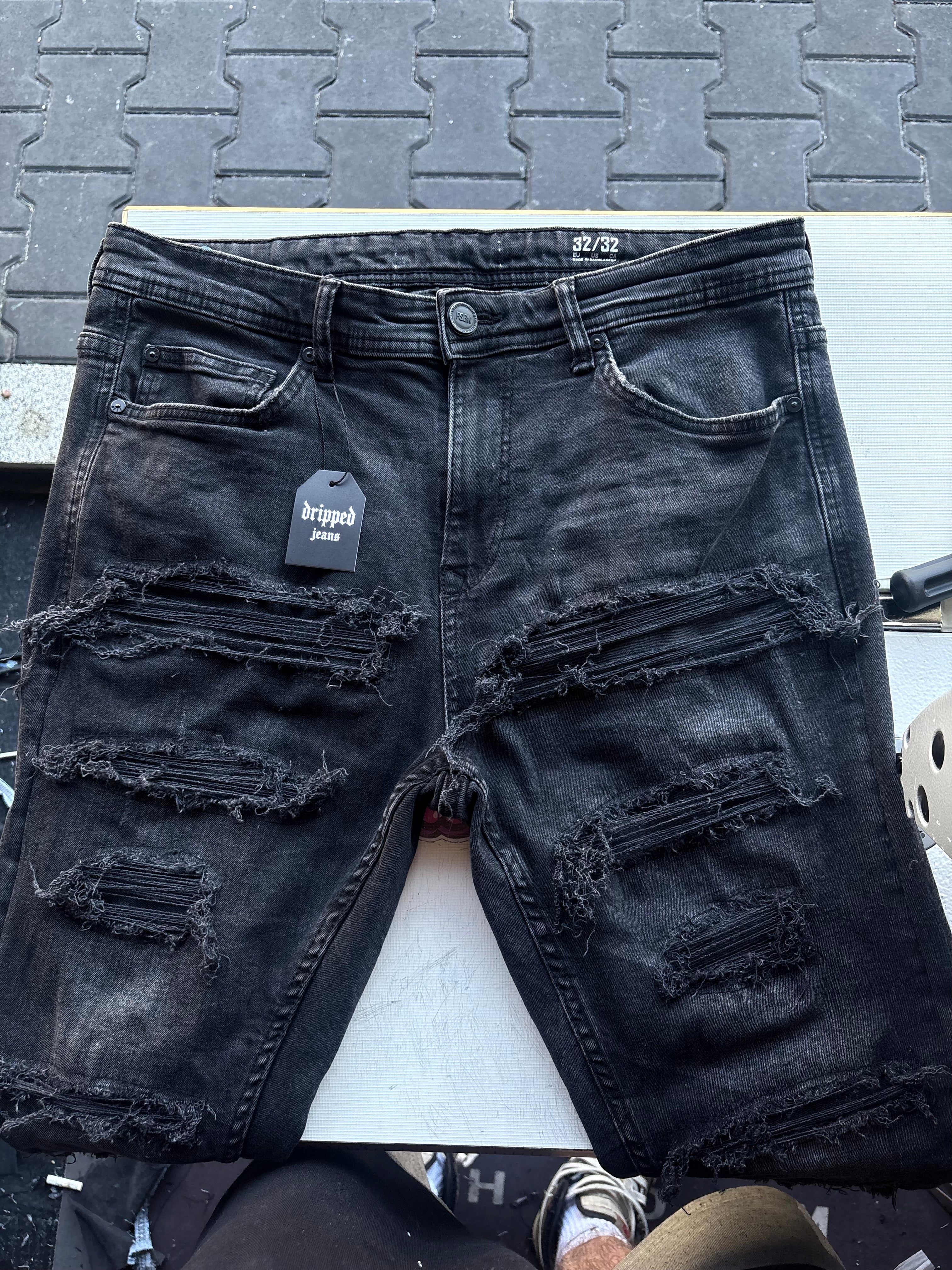 Dripped Slimfit jeans Custom | M