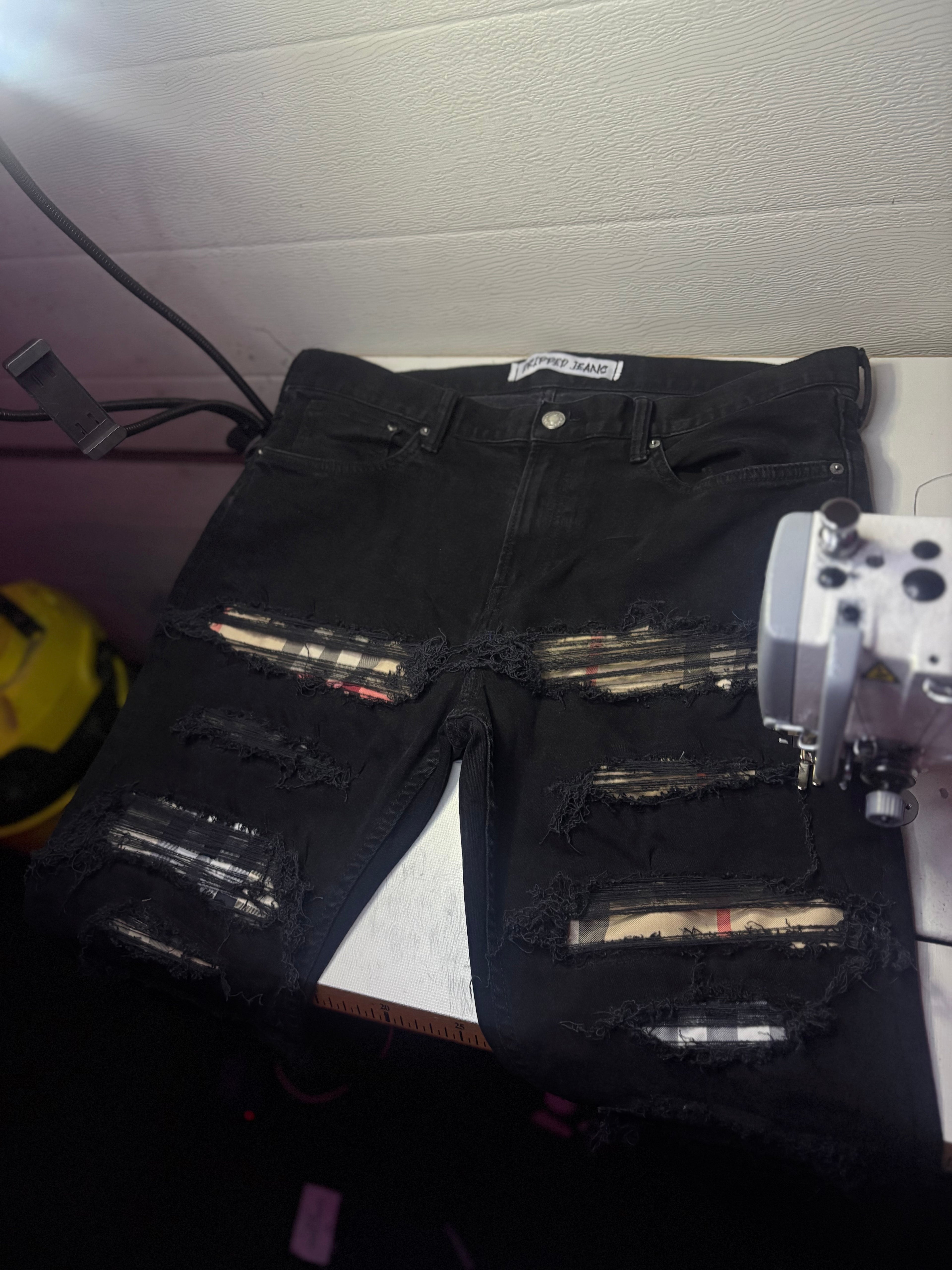 Dripped Slimfit Distressed Jeans | XL