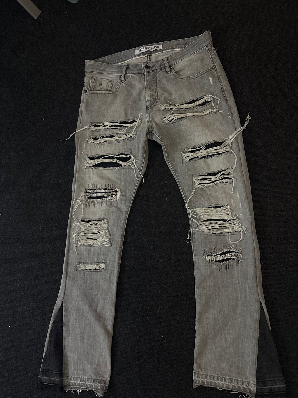 Dripped Jeans | FLARED