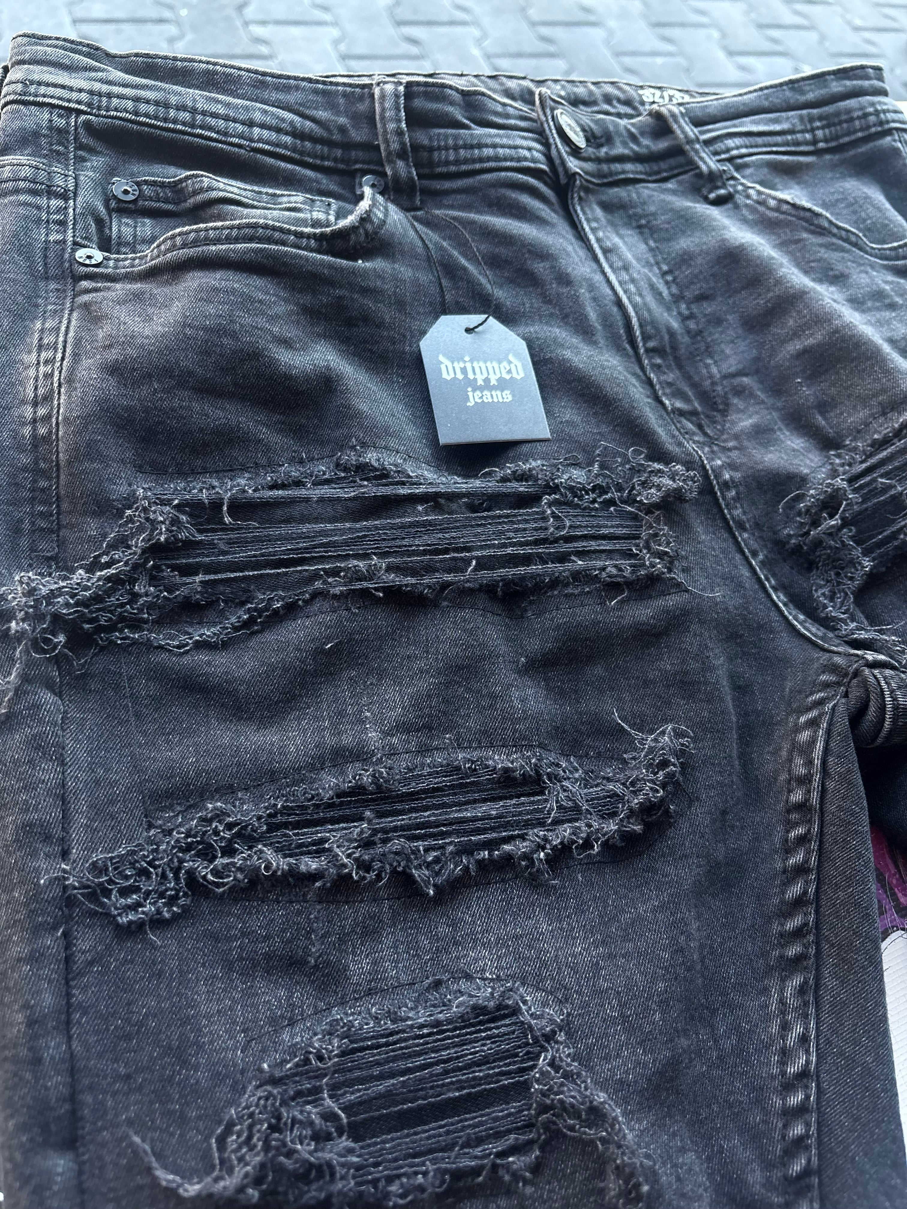 Dripped Slimfit jeans Custom | M