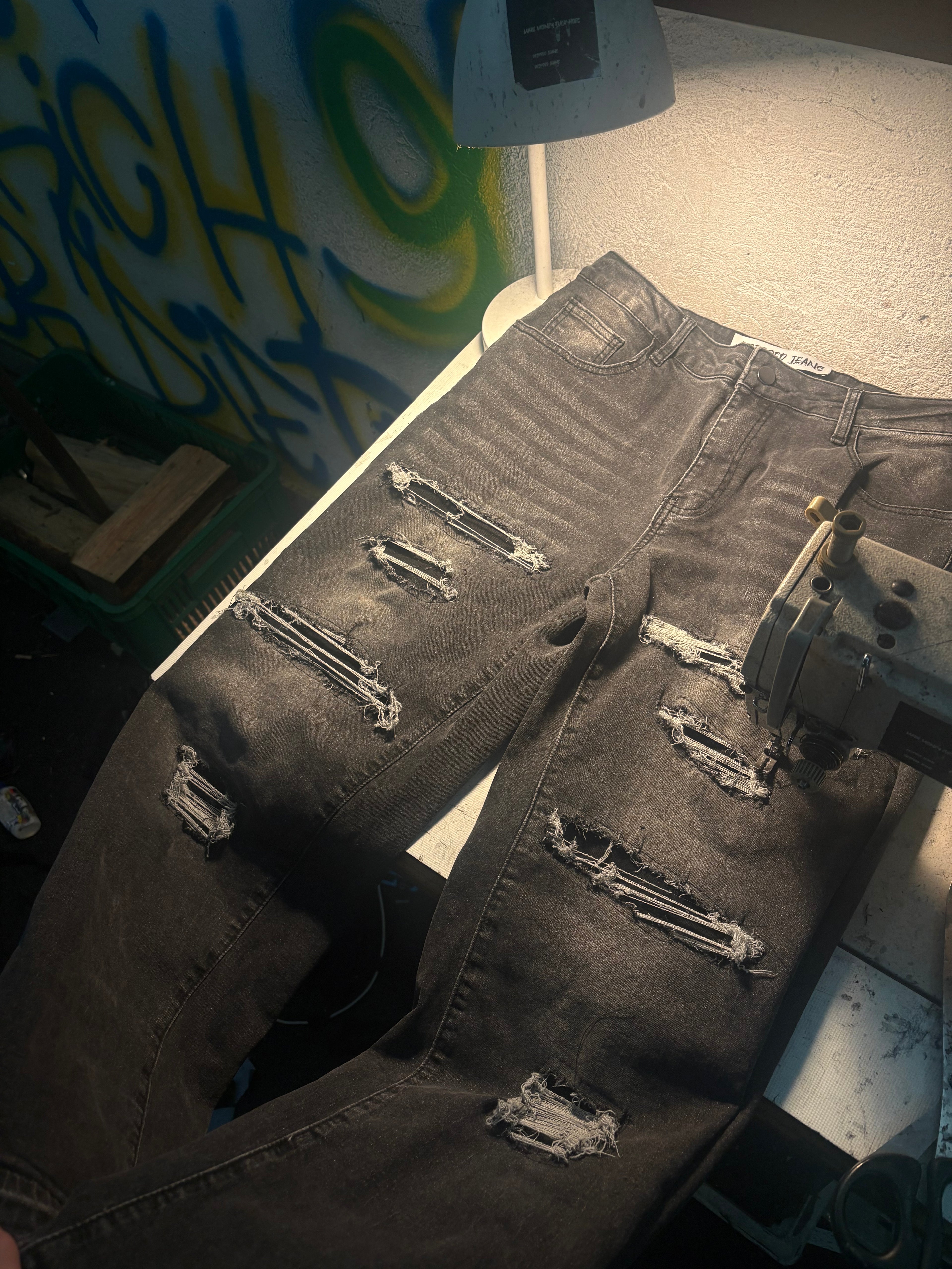 Dripped Jeans | SLIMFIT M/L