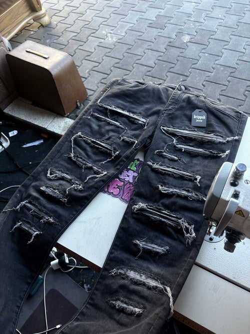 Dripped Slimfit jeans Custom | M