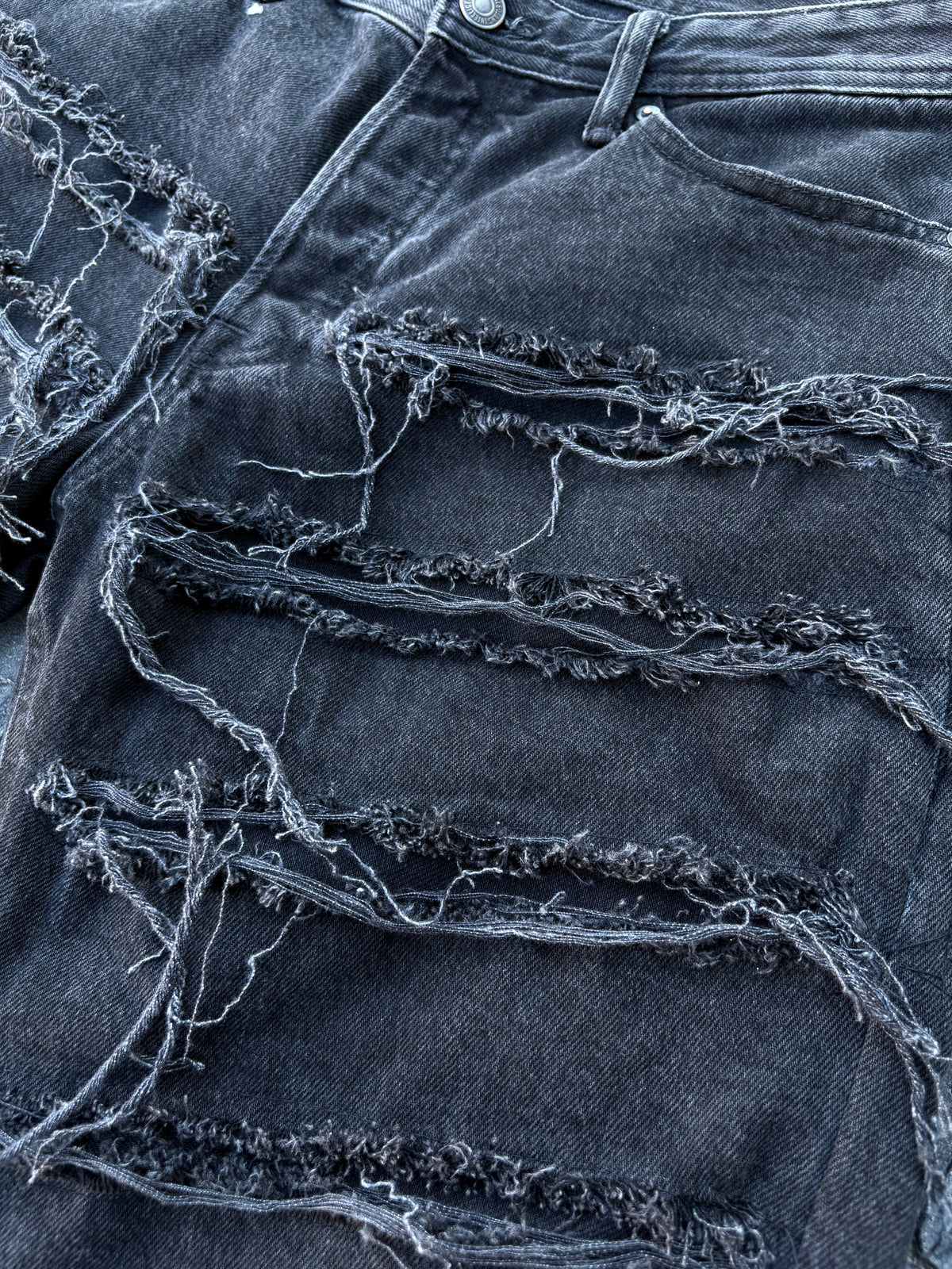 Dripped Jeans Full Disstressed | Straight fit
