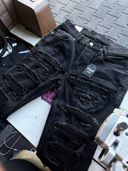 Dripped Slimfit Jeans Custom | M