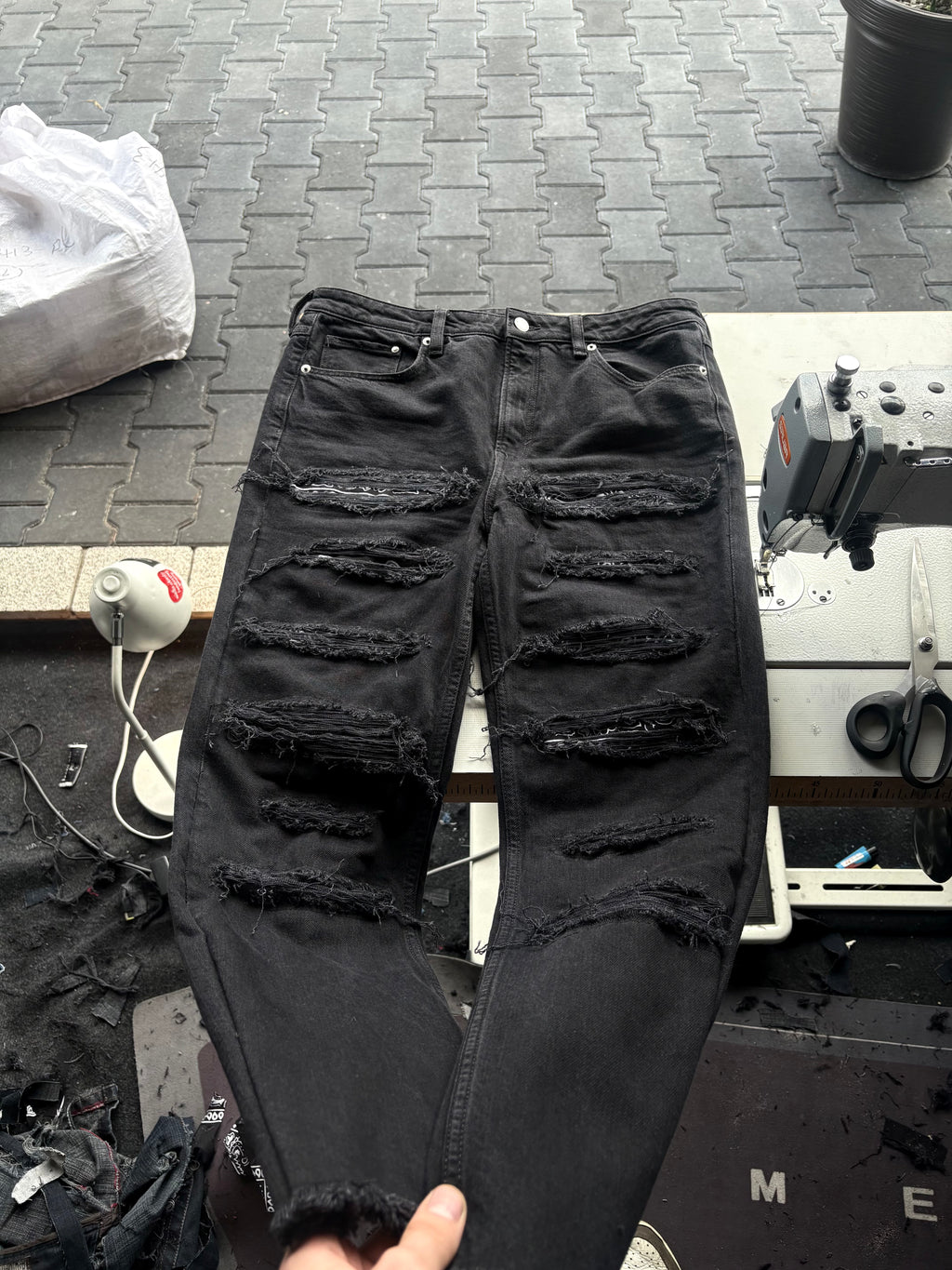 Dripped Slimfit Custom Jeans | M
