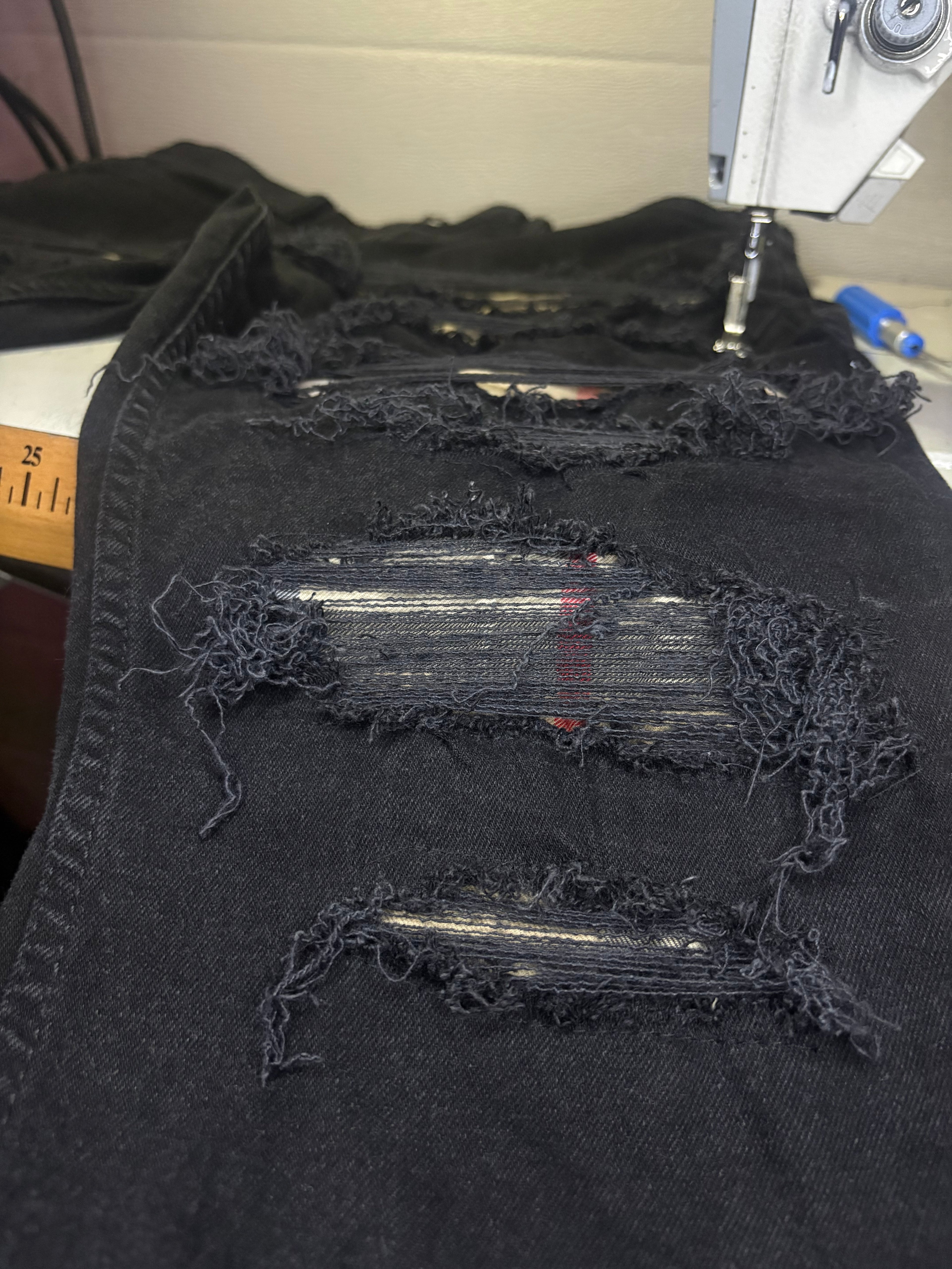 Dripped Slimfit Distressed Jeans | XL