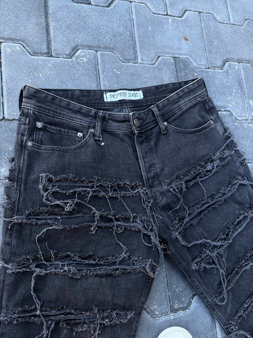 Dripped Jeans Full Disstressed | Straight fit