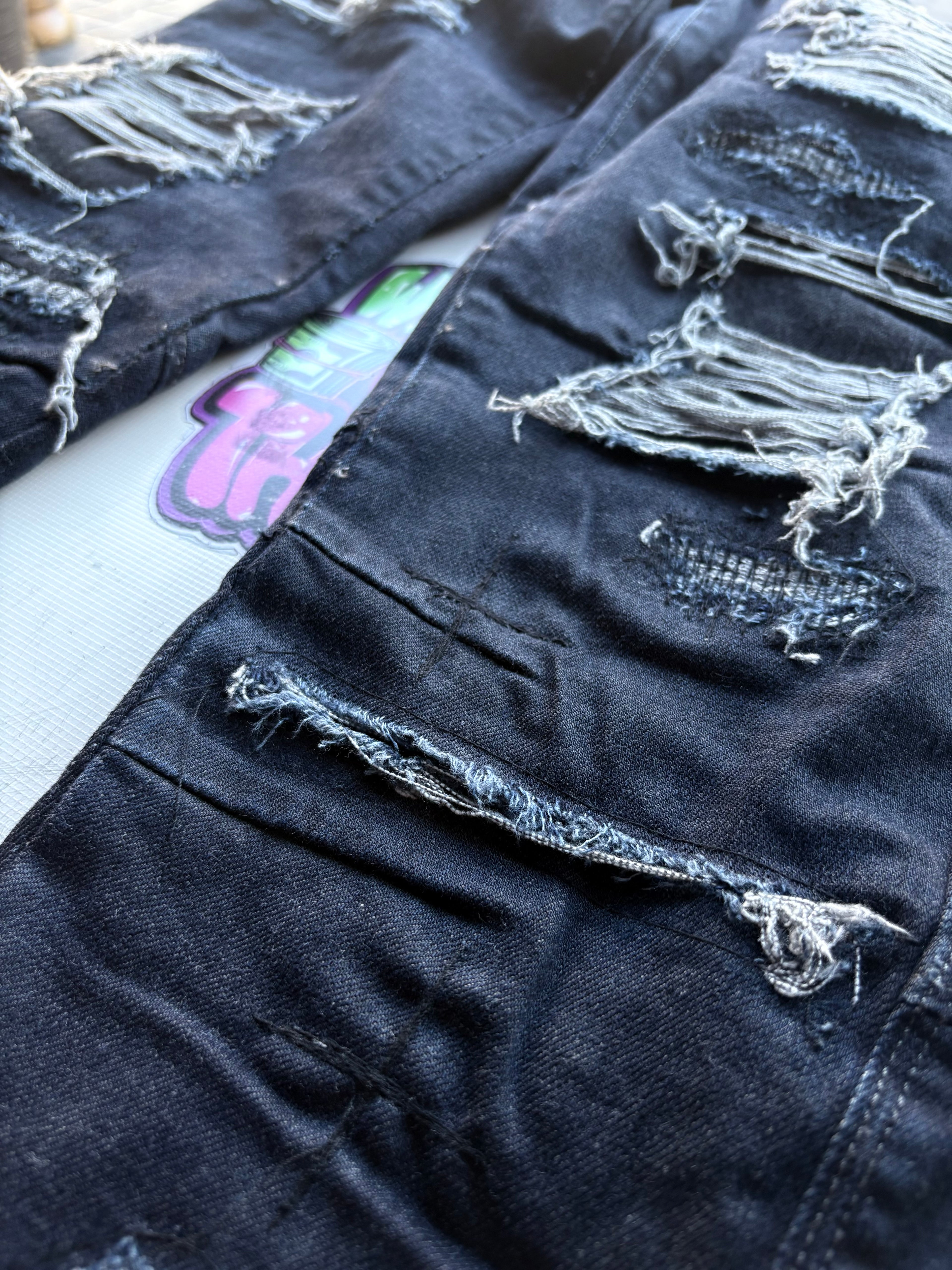 Dripped Slimfit Custom Jeans | S/M