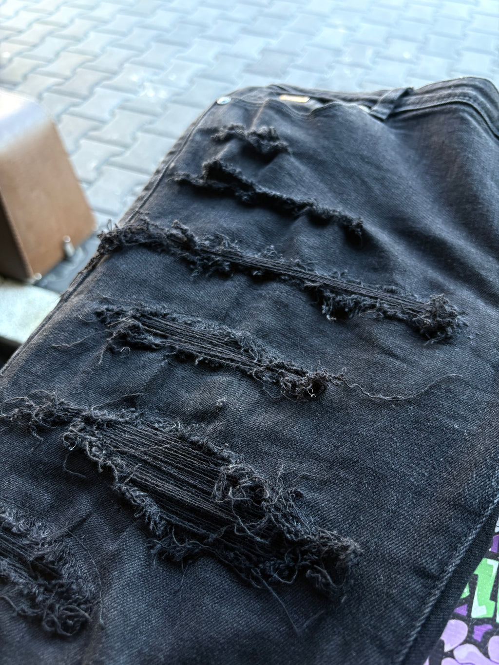 Dripped Slimfit Jeans Custom | M