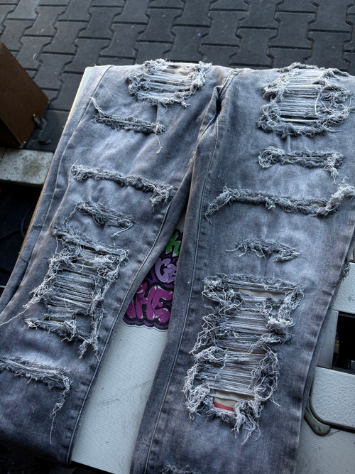 Dripped slimfit jeans Custom